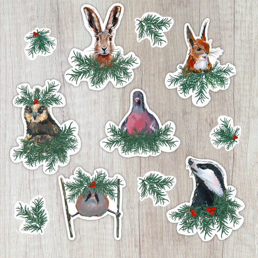 Festive Sticker Set