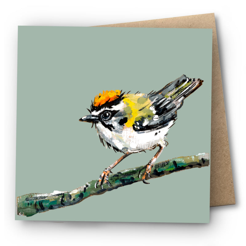 Firecrest Greetings Card - Pipsqueak