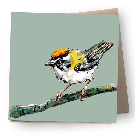 Firecrest Greetings Card - Pipsqueak