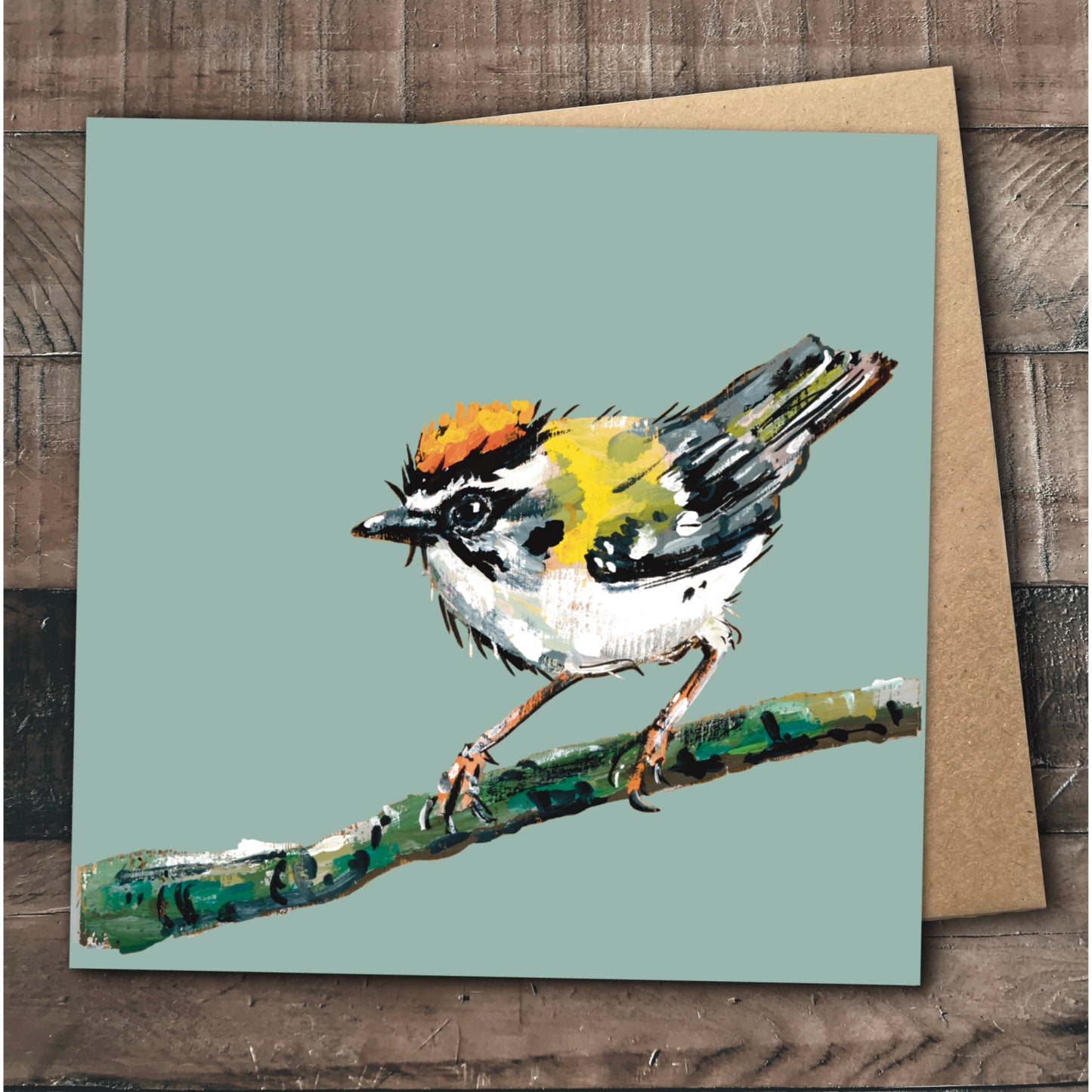 Firecrest Greetings Card - Pipsqueak