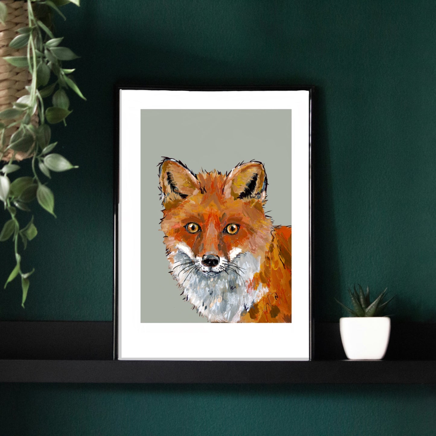 Fox Art Print - Droolious
