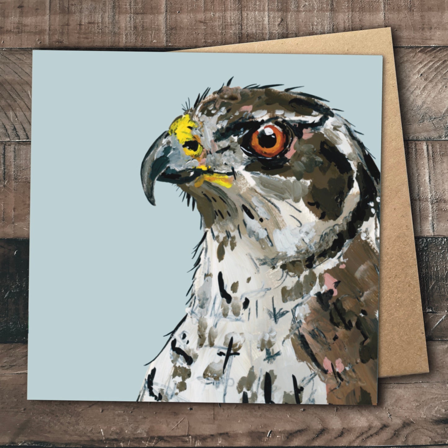 Goshawk Greetings Card - Griffin