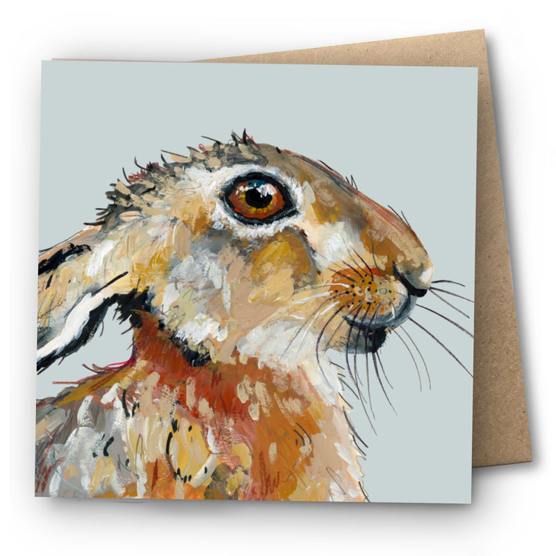 Hare Greetings Card - Bumble