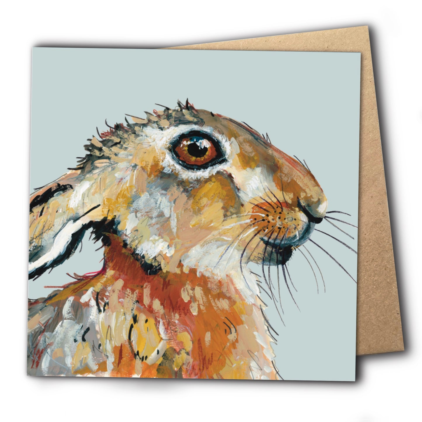 Hare Greetings Card - Bumble