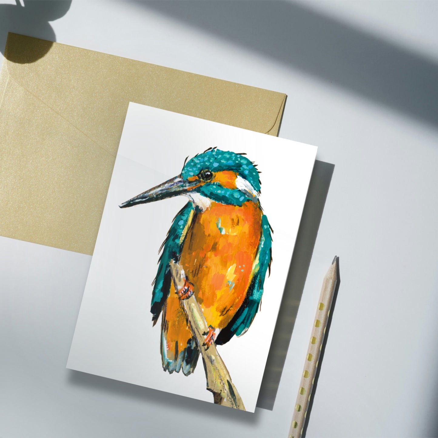 Kingfisher Notelet Set - Pilchard