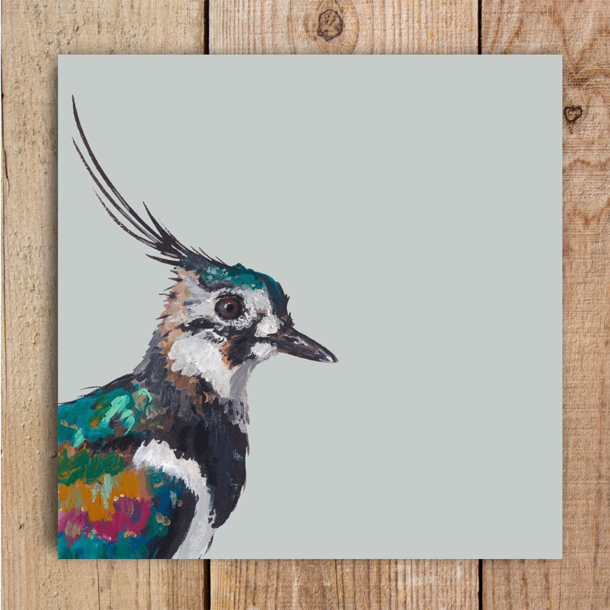 Lollipop the Lapwing Eco-Friendly Greetings Card | Wildlife Stationery