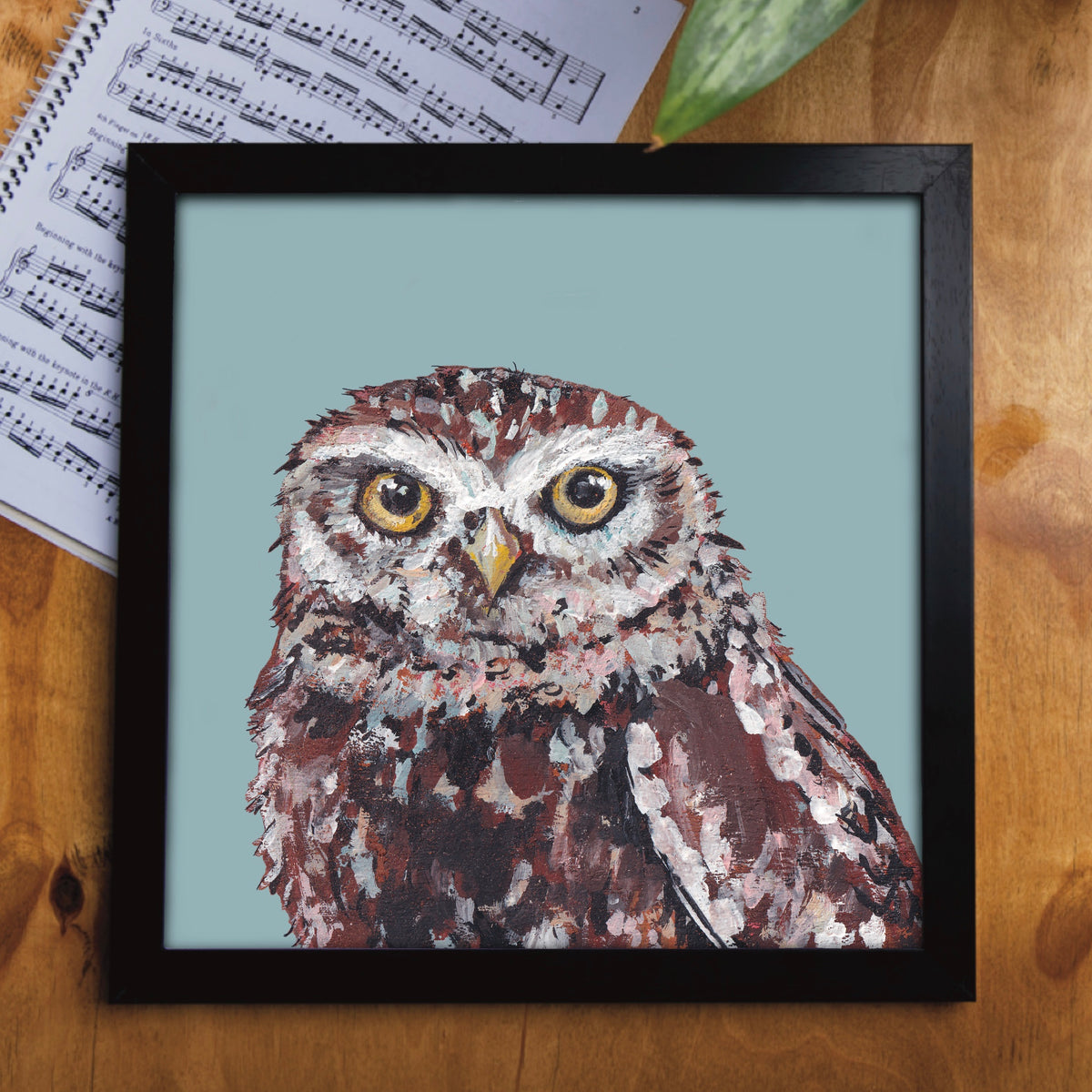 Frostford the Little Owl Eco-Friendly Greetings Card | Wildlife Stationery