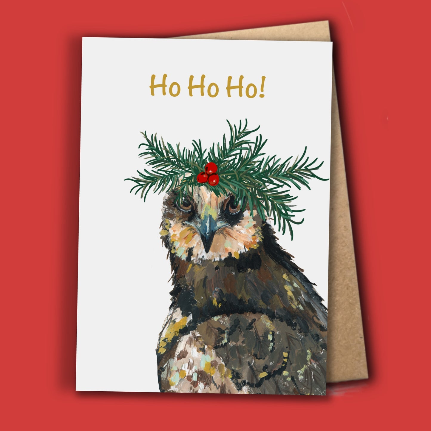 Marsh Harrier Christmas Card - Dingle - A7