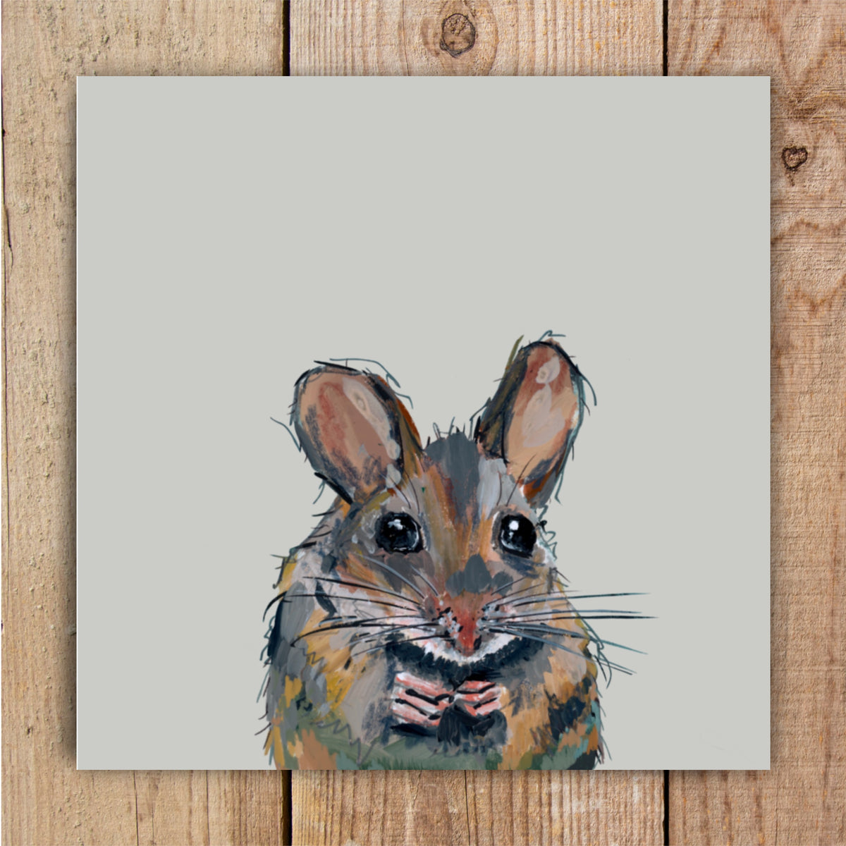 Bruce the Mouse Eco-Friendly Greetings Card | Wildlife Stationery