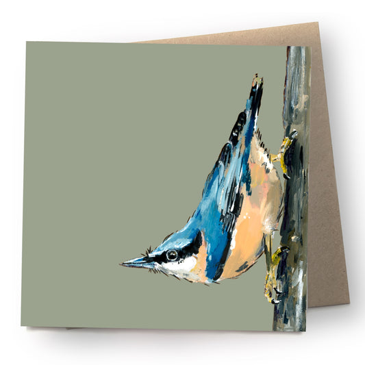 Nuthatch Greetings Card - Strudel