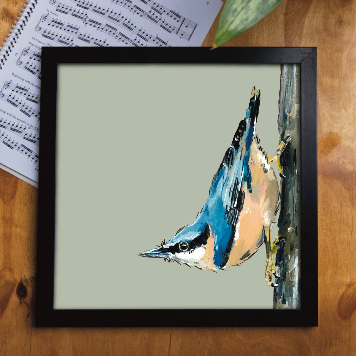 Strudel the Nuthatch Eco-Friendly Greetings Card | Wildlife Stationery