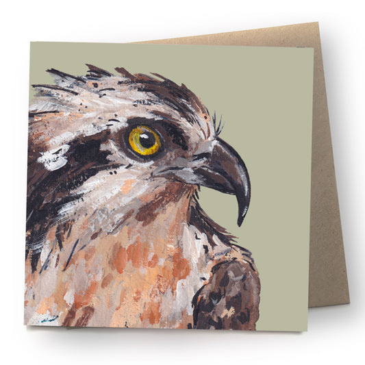 Osprey Greetings Card - Humpy