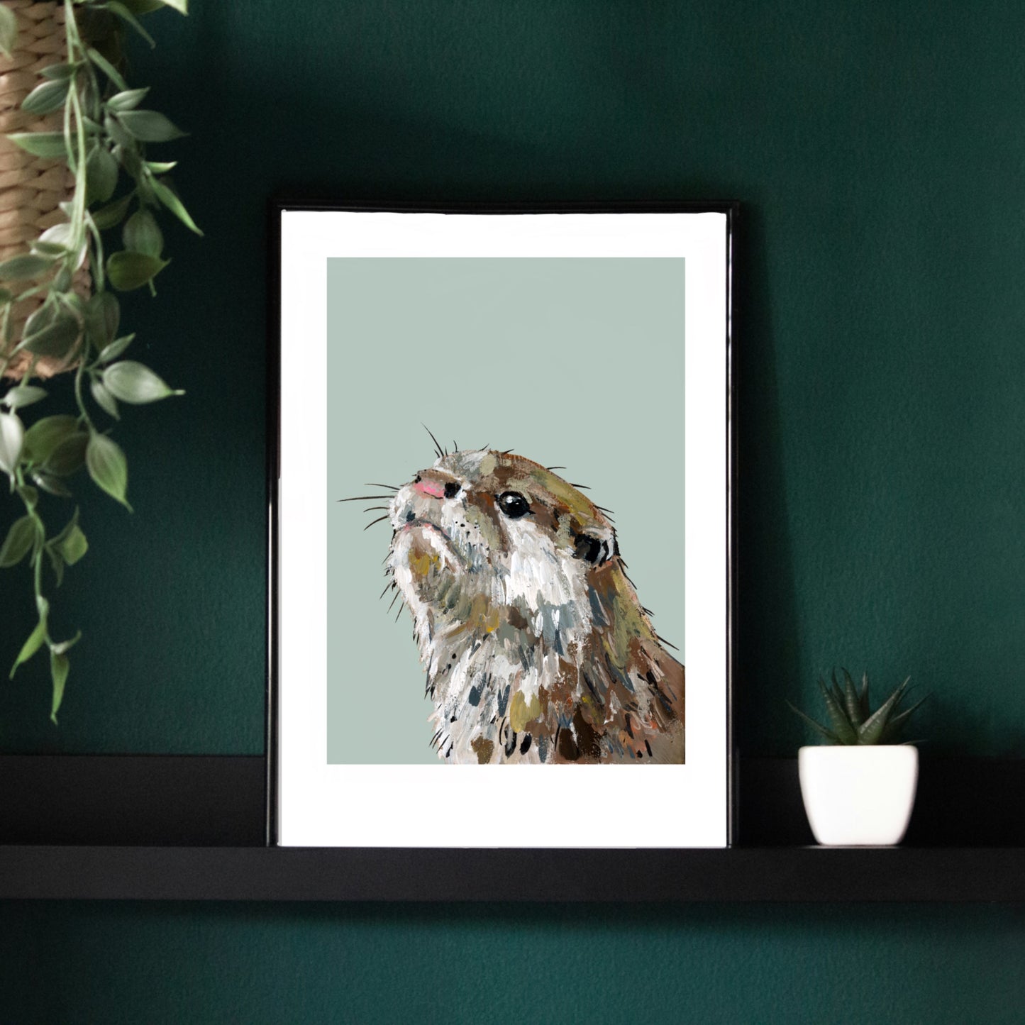 Otter Art Print - Potato