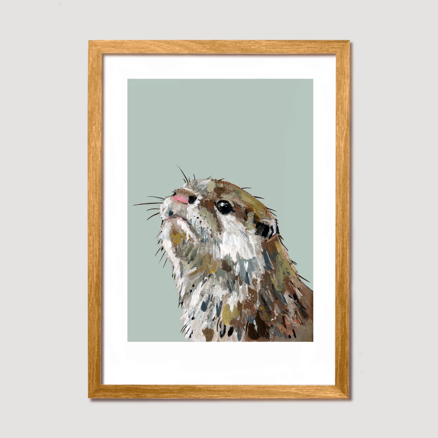 Otter Art Print - Potato