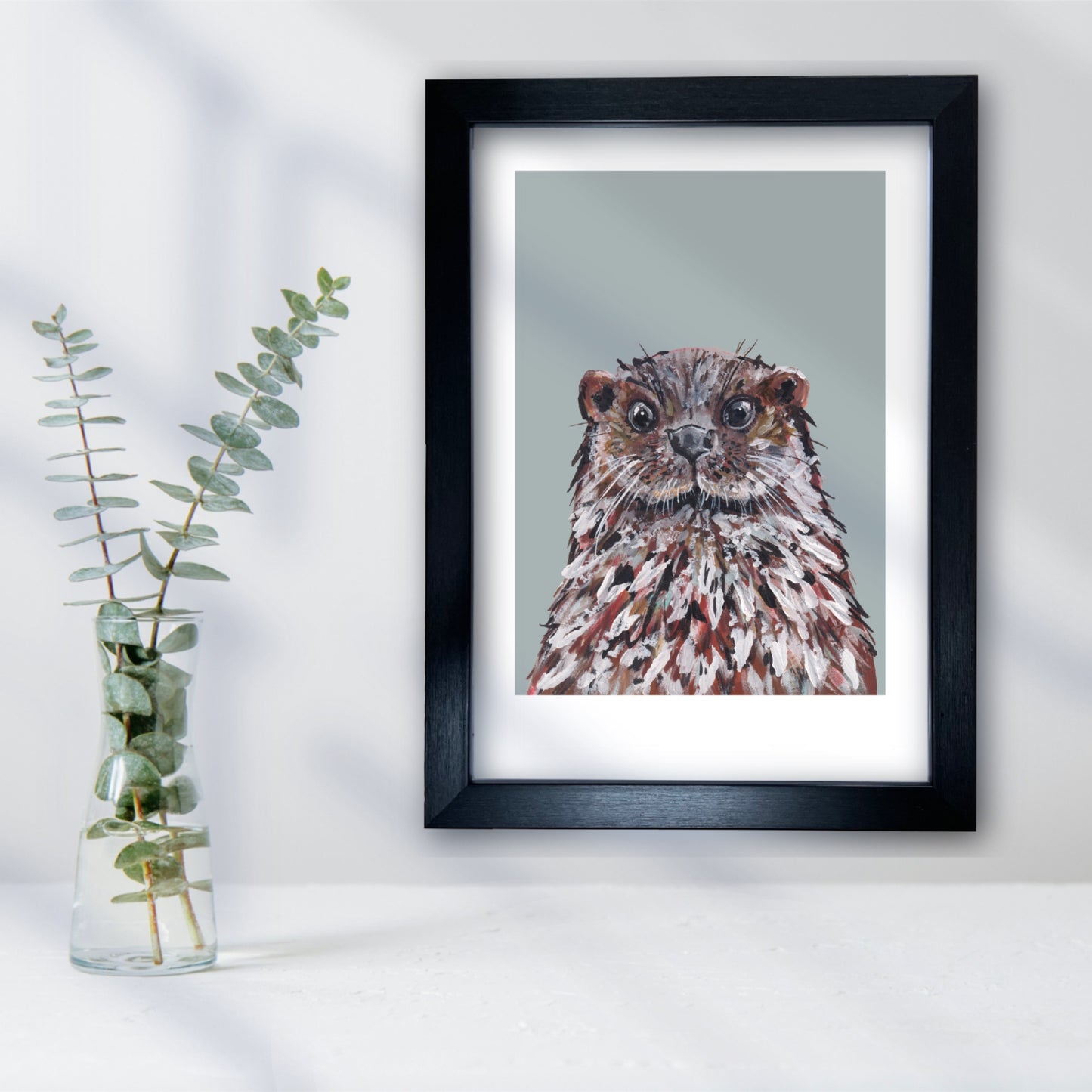 Otter Art Print - Dumpling