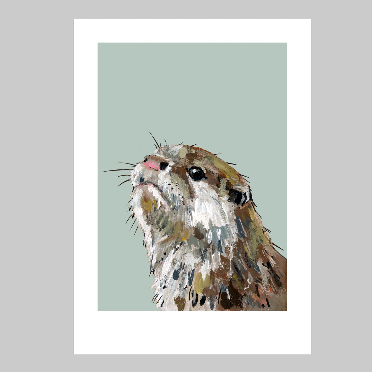 Otter Art Print - Potato