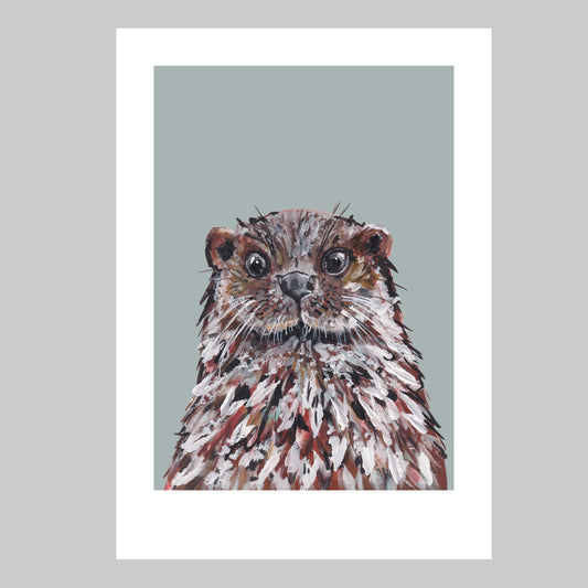 Otter Art Print - Dumpling