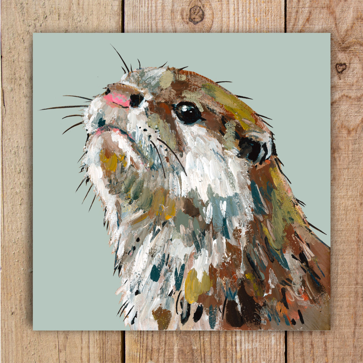 Potato the Otter Eco-Friendly Greetings Card | Wildlife Stationery