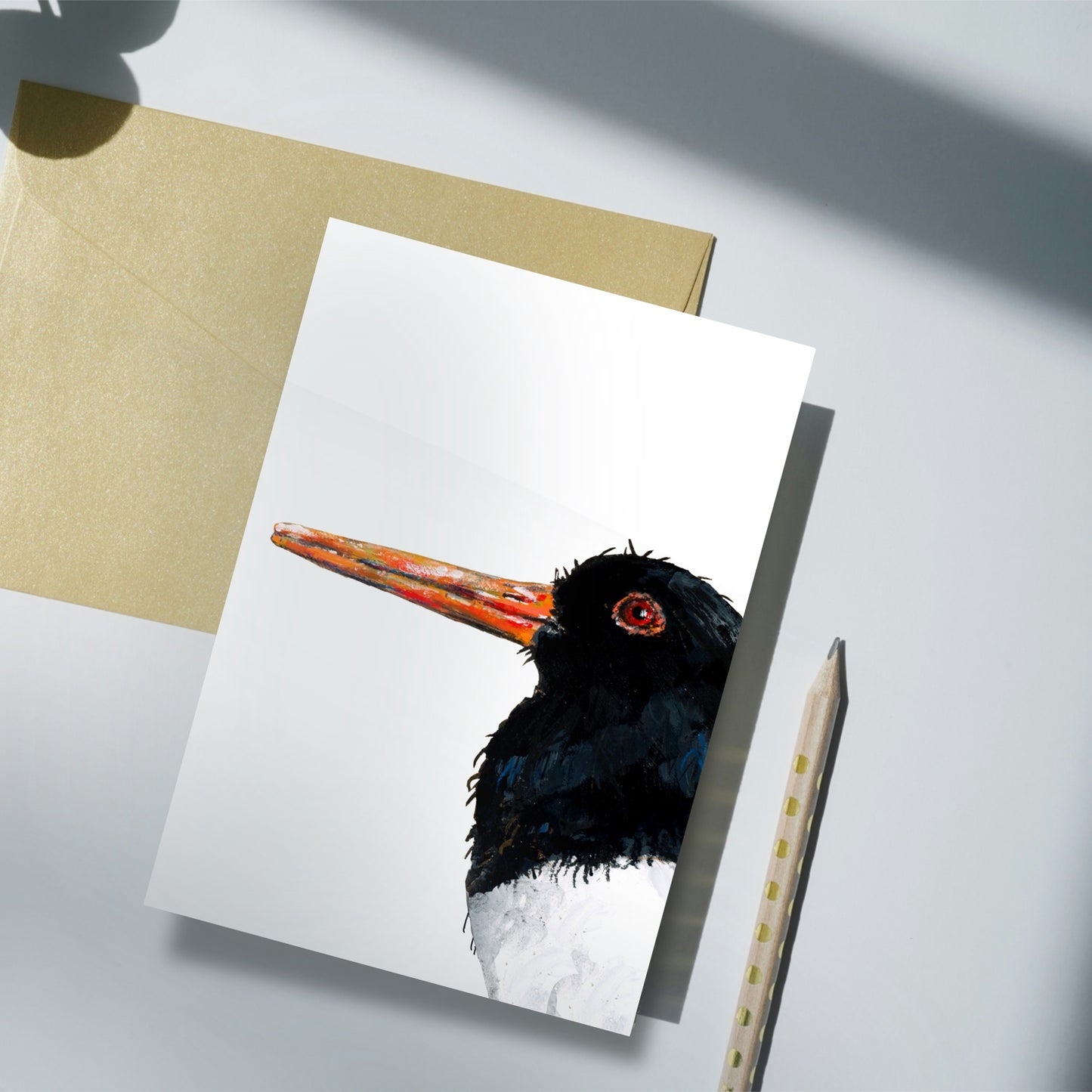Oystercatcher Notelet Set - Badger