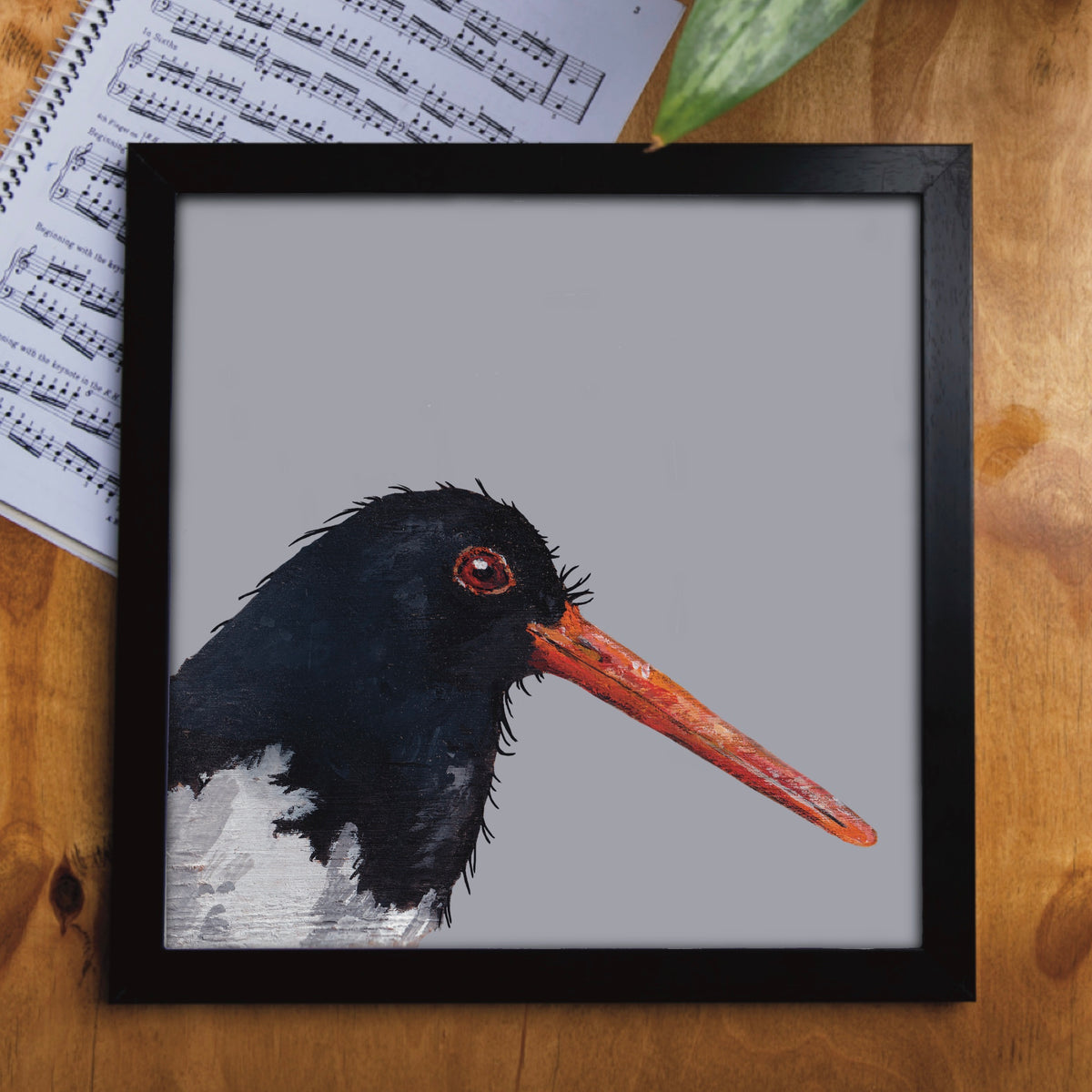 Badger the Oystercatcher Eco-Friendly Greetings Card | Wildlife Stationery