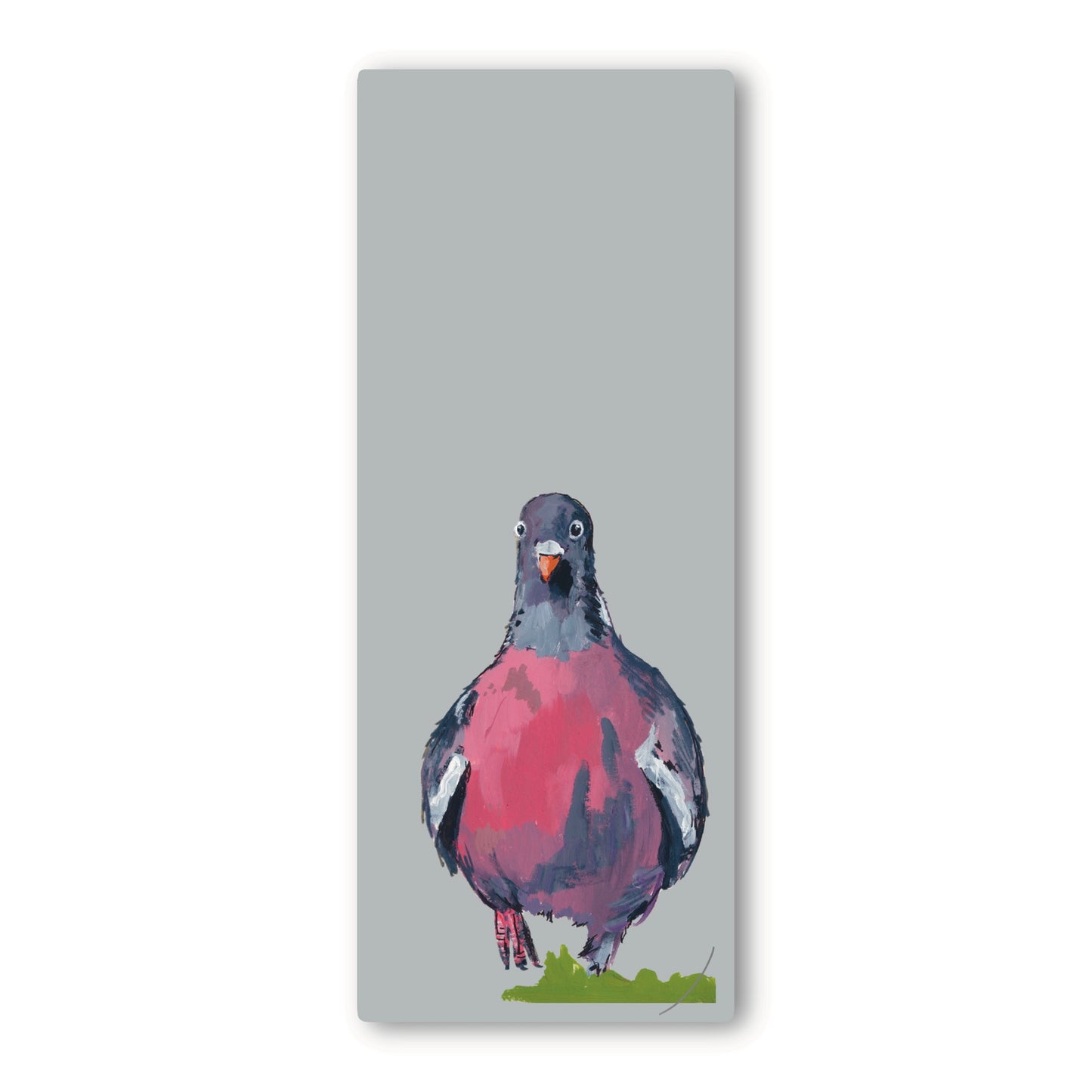 Pigeon Bookmark - Poopy
