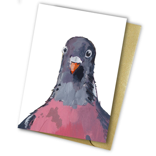 Pigeon Notelet Set - Poopy
