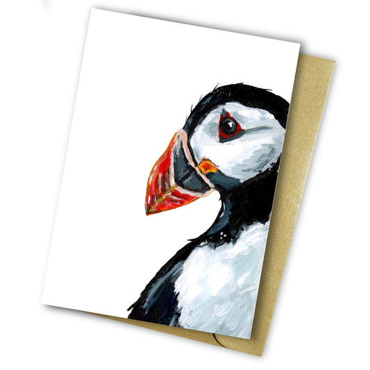 Puffin Notelet Set - Macaroni
