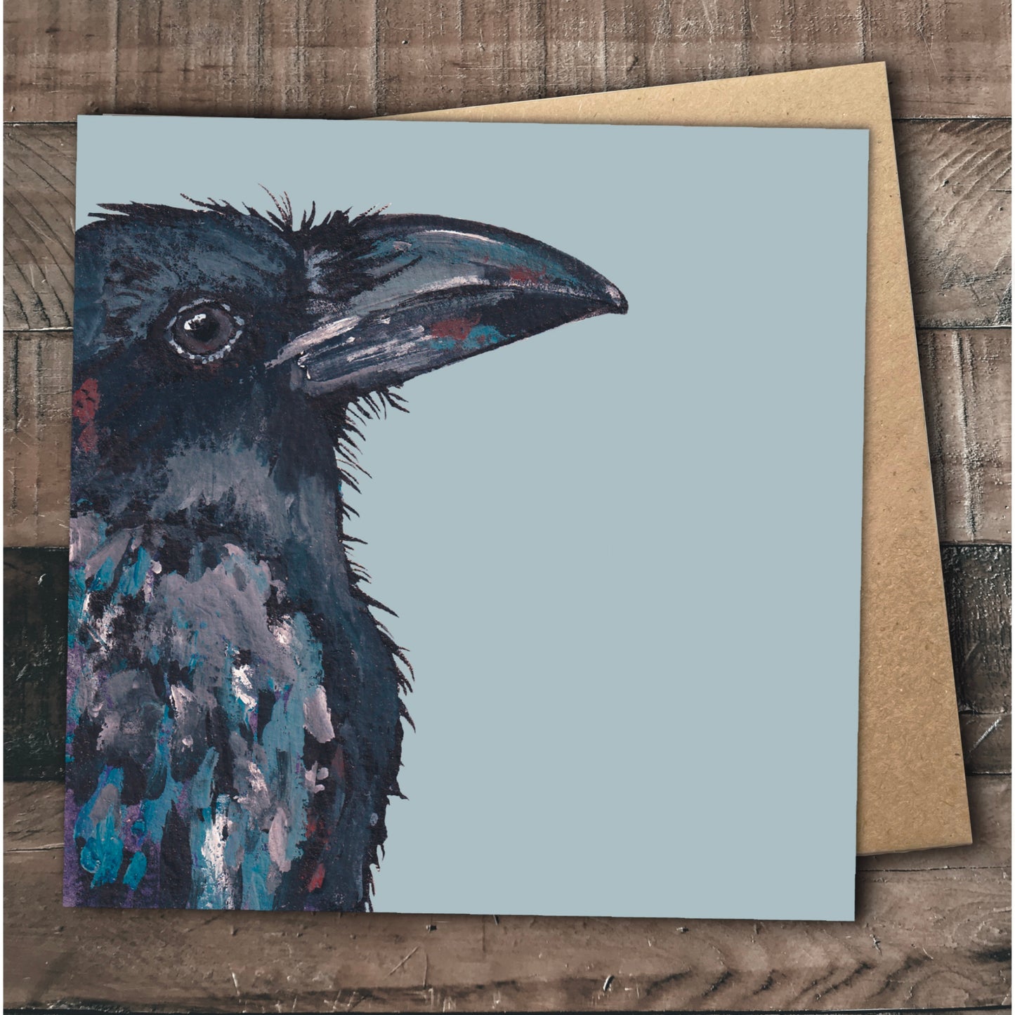 Raven Greetings Card - Fancypants