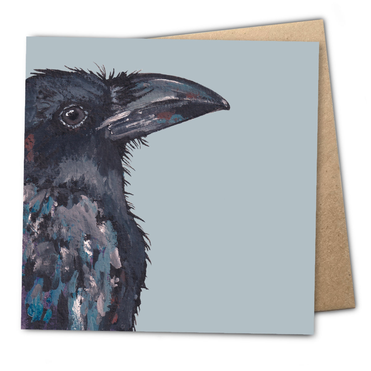 Fancypants the Raven Eco-Friendly Greetings Card | Wildlife Stationery