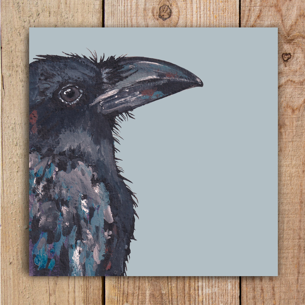 Fancypants the Raven Eco-Friendly Greetings Card | Wildlife Stationery