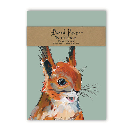 Red Squirrel Notebook - Nutty McNutface