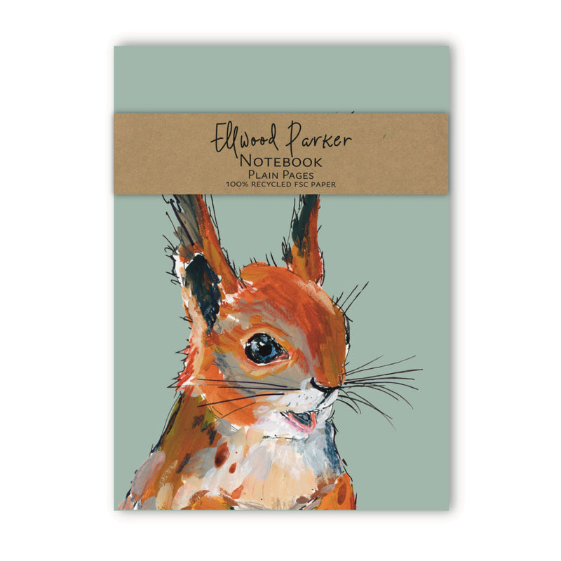 Red Squirrel Notebook - Nutty McNutface