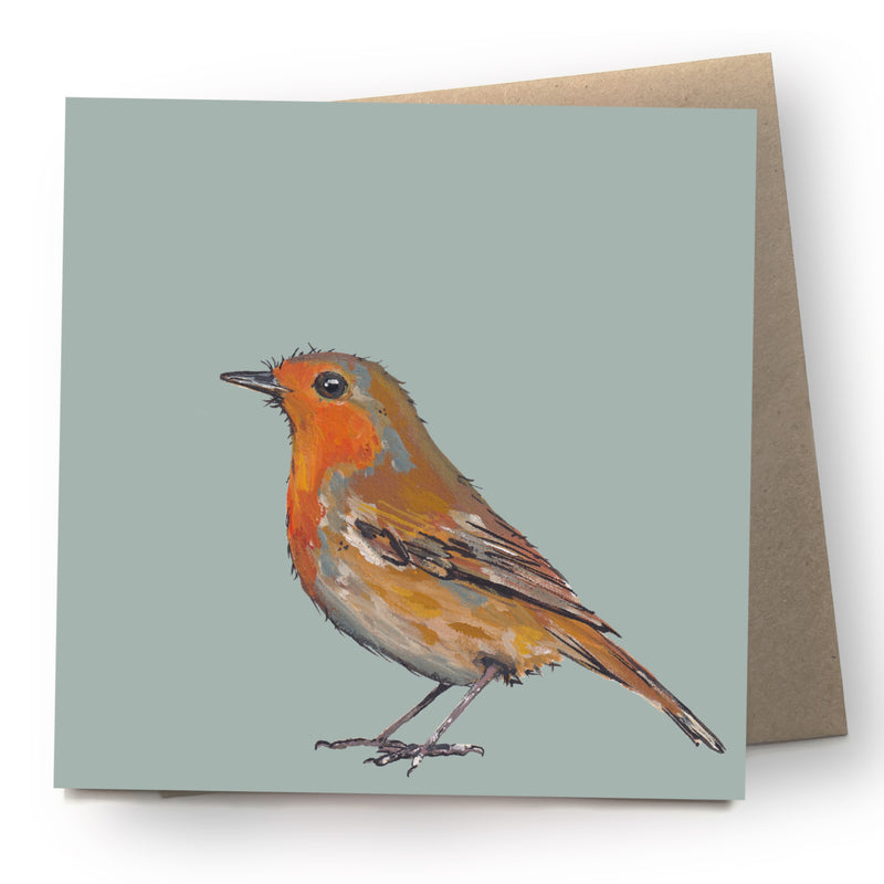Robin Greetings Card - Barnacle