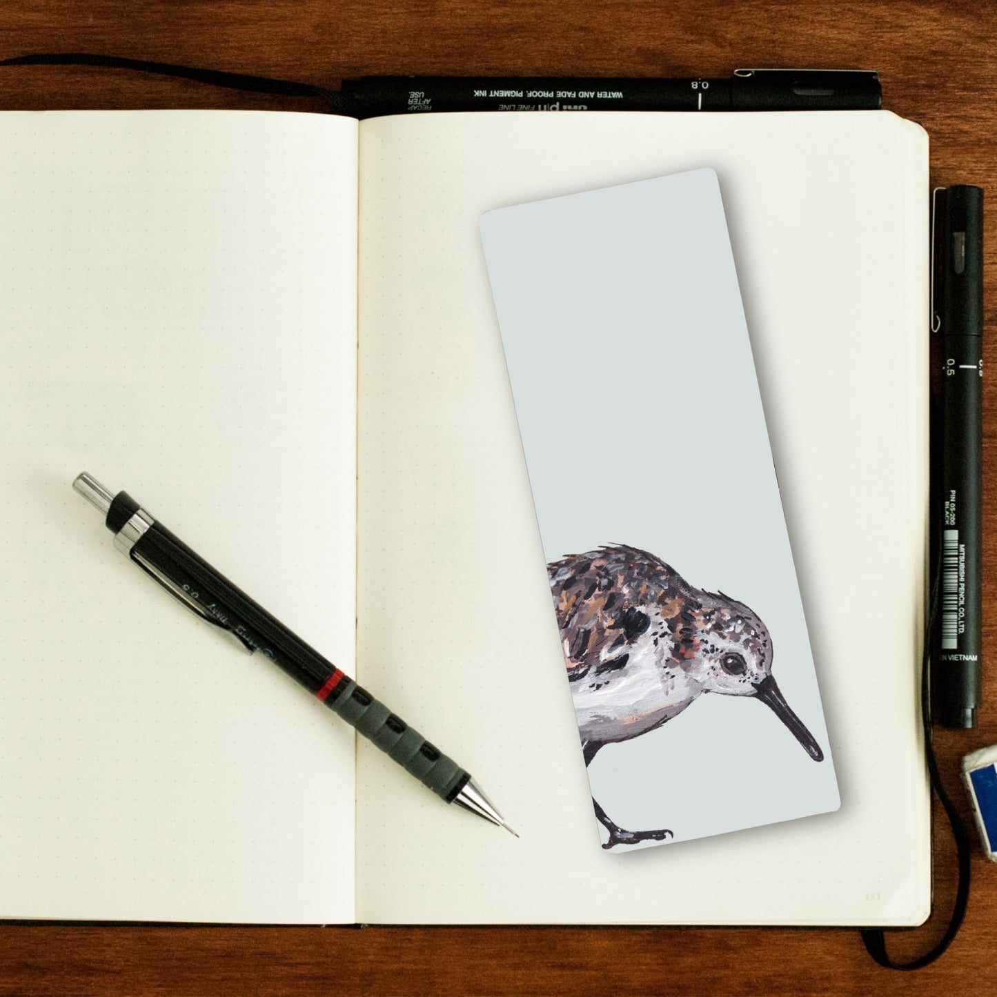 Sanderling Bookmark - Mrs D