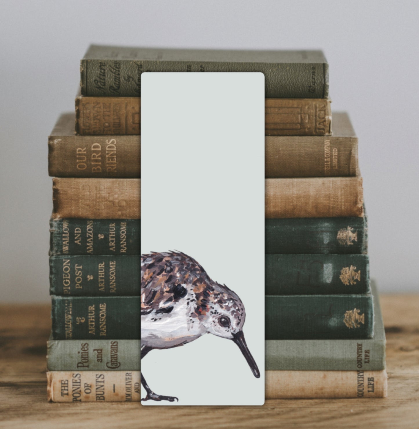 Sanderling Bookmark - Mrs D