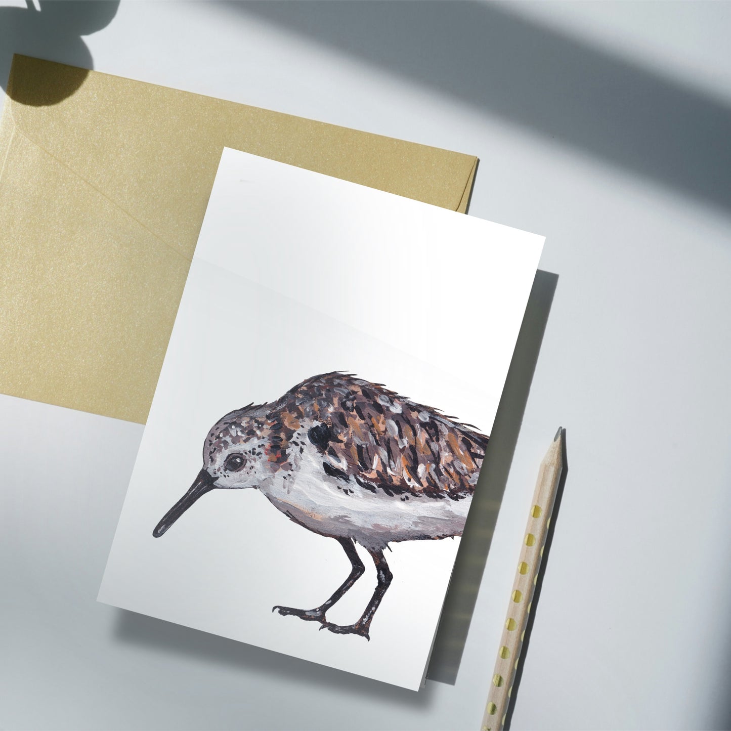 Sanderling Notelet Set - Mrs D