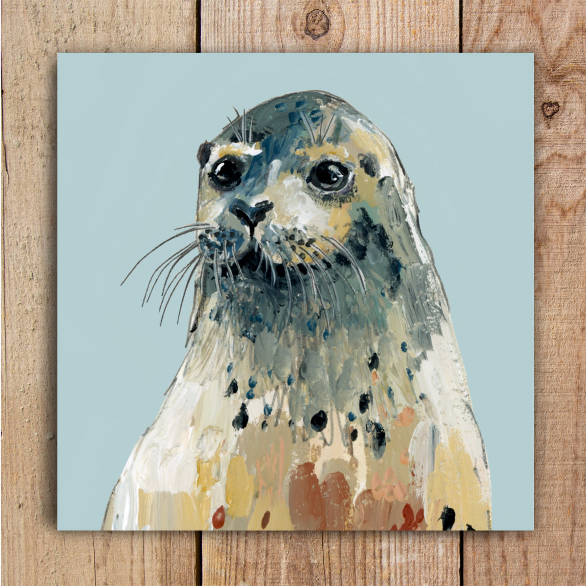 Sassy the Seal Eco-Friendly Greetings Card | Wildlife Stationery