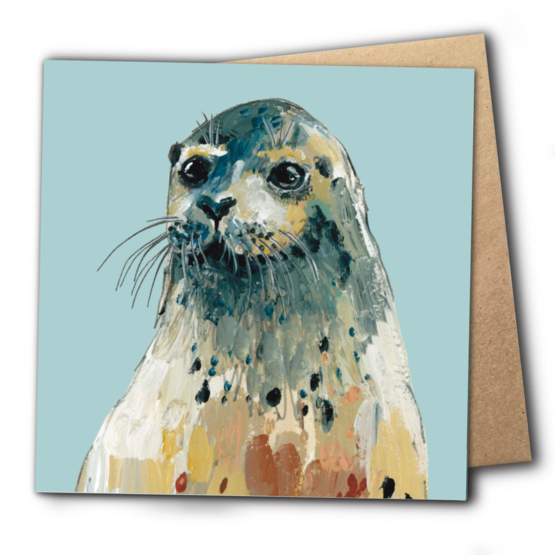 Seal Greetings Card - Sassy