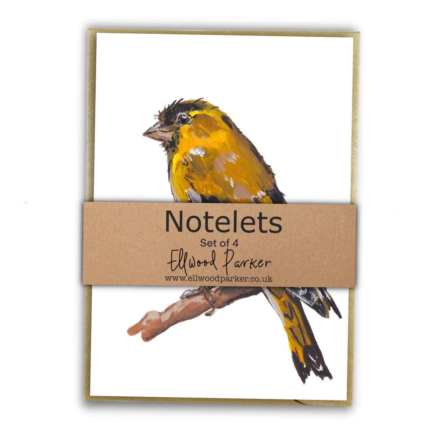 Siskin Notelet Set - Fluffy
