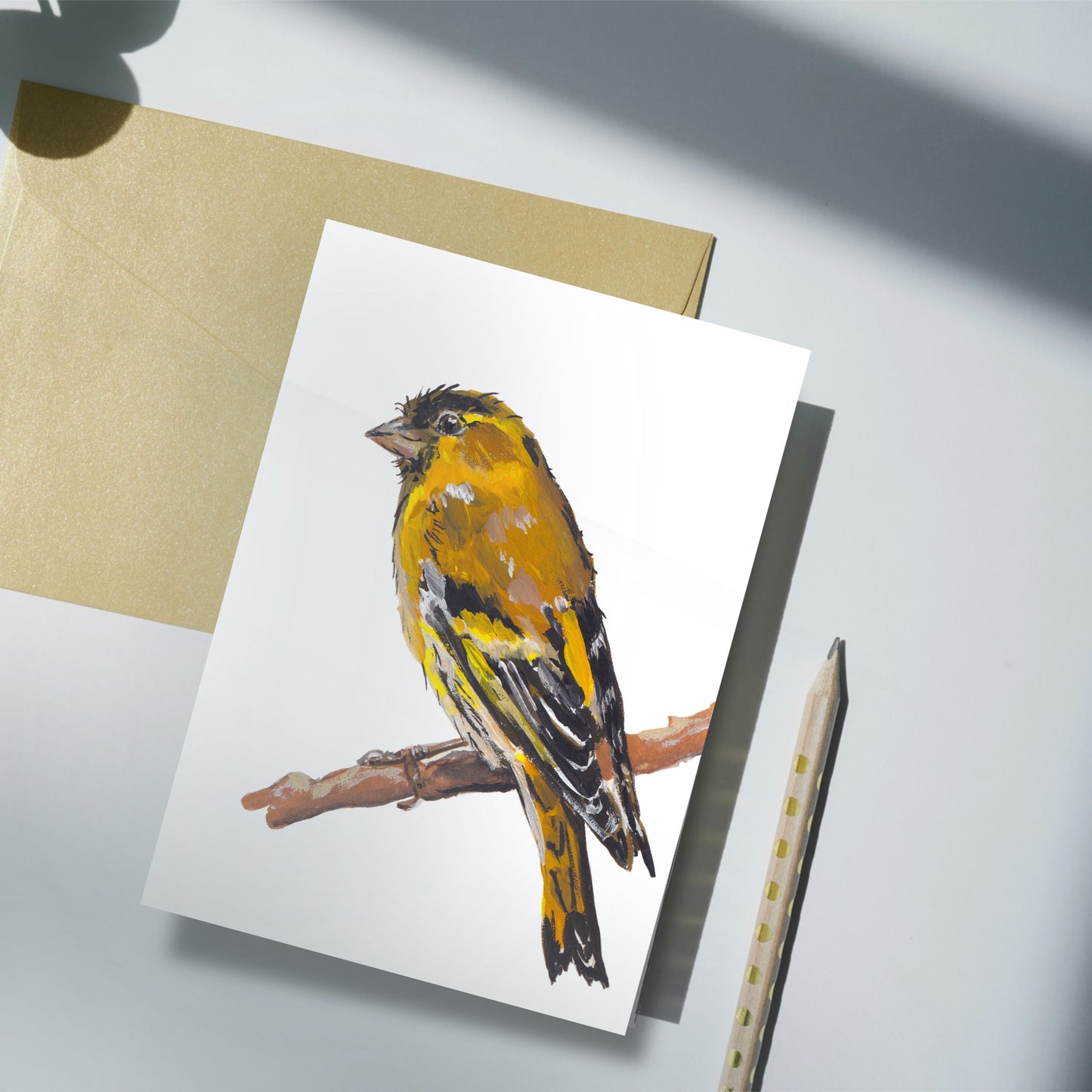 Siskin Notelet Set - Fluffy