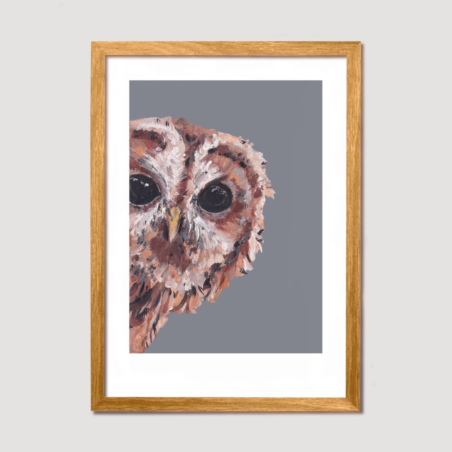 Tawny Owl Art Print - Peeps