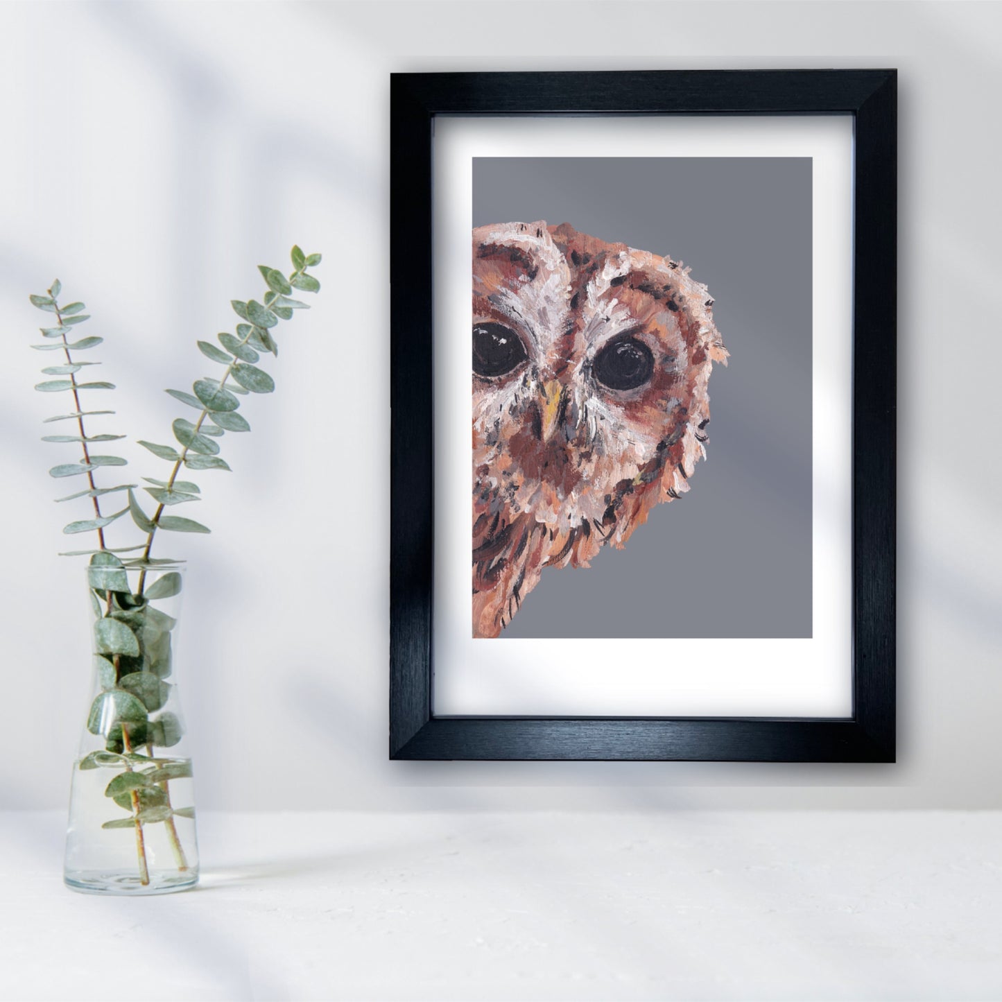 Tawny Owl Art Print - Peeps