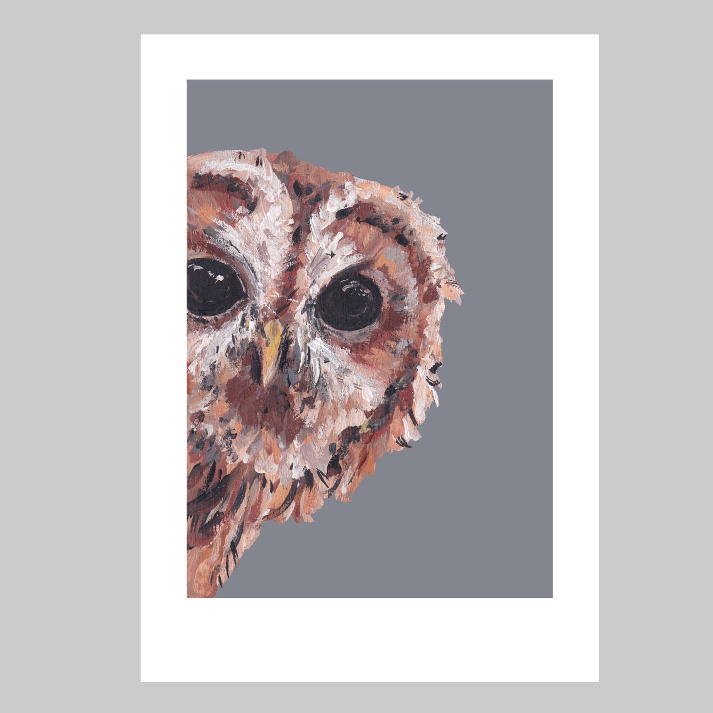 Tawny Owl Art Print - Peeps