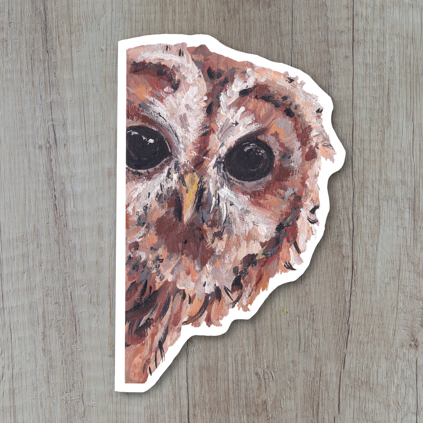 Tawny Owl Sticker - Peeps