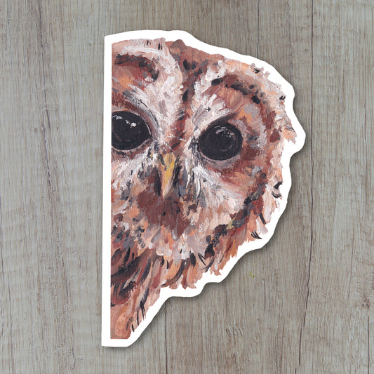 Tawny Owl Sticker - Peeps