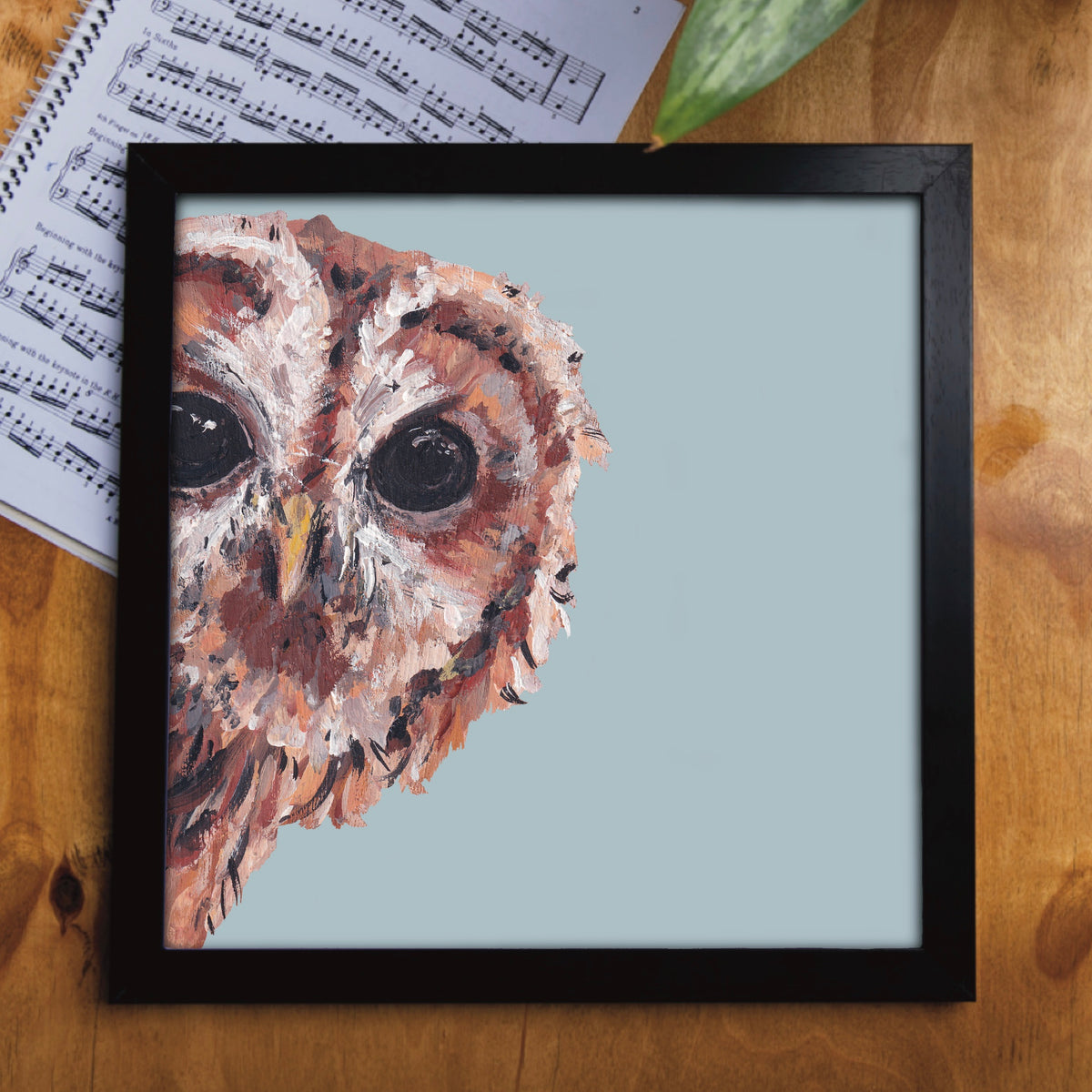 Peeps the Tawny Owl Eco-Friendly Greetings Card | Wildlife Stationery