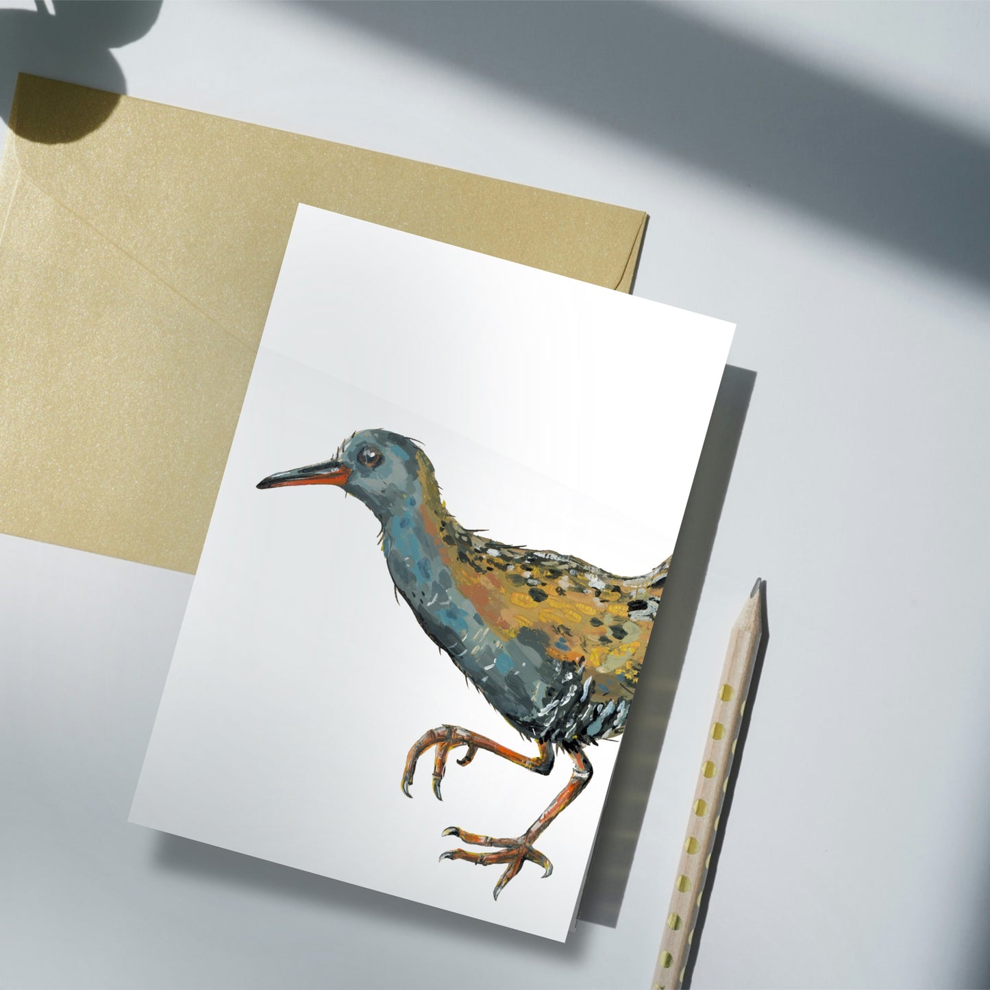 Water Rail Notelet Set - Dongle