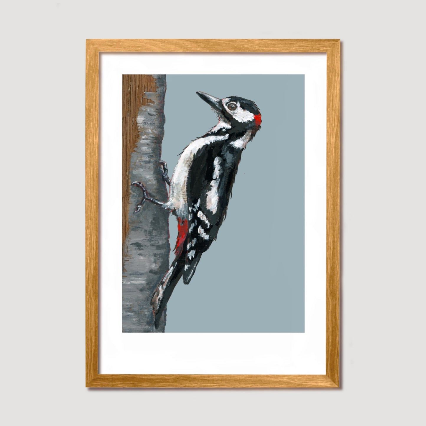 Woodpecker Art Print - Fluffy