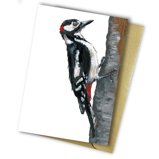 Woodpecker Notelet Set - Fluffy