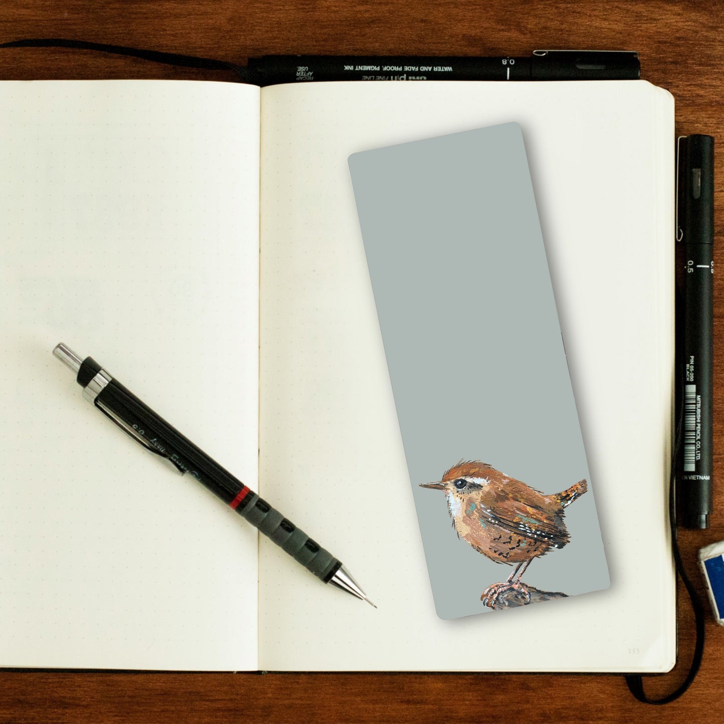 Wren Bookmark - Delia